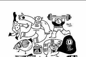 趣味实用的手绘pop想画就画 一起来趣味绘画(30节课)