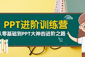 PPT进阶训练营(第二期):从零基础到PPT大神的进阶之路(40节课)