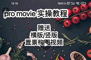 漆十二美食摄影,25节promovie实操高手课节
