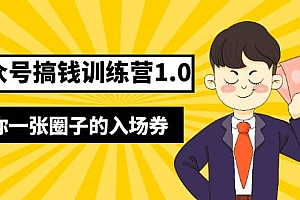 坏坏-公众号搞钱训练营1.0,送你一张圈子的入场券(完整版)价值999元