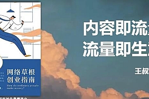 王叔·21天文案引流训练营,引流方法是共通的,适用于各行各业