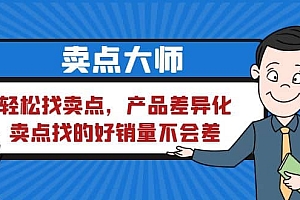 卖点 大师,轻松找卖点,产品差异化,卖点找的好销量不会差