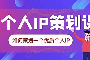 2023普通人都能起飞的个人IP策划课,如何策划一个优质个人IP