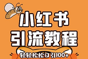 小红书运营引流全系列课程,每天引流100精准粉