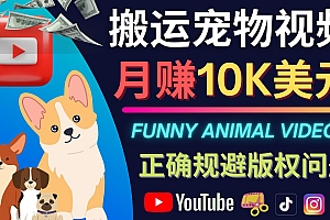 搬运TIKTOK视频到YouTube,并进行二次创作,月赚1万美元以上