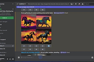 Midjourney AI人工智能艺术图片从入门到高级创作教程-33节课-中英字幕