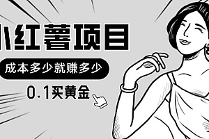 小红薯暴力项目,0.1买黄金。操作简单,日入无上限,可无限扩大。