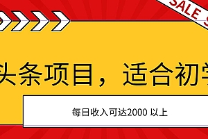 AI头条项目,适合初学者,次日开始盈利,每日收入可达2000元以上