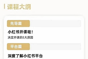 2024年最新小红书运营课程:普通人也能引爆小红书(25节课)